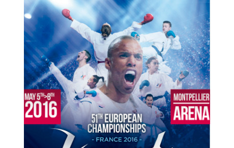 34 Montpellier - Chpt d'Europe de Karaté 2016.