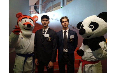 Jules SAUZET : major de la promotion élite. ©Crédit photos : FFKaraté